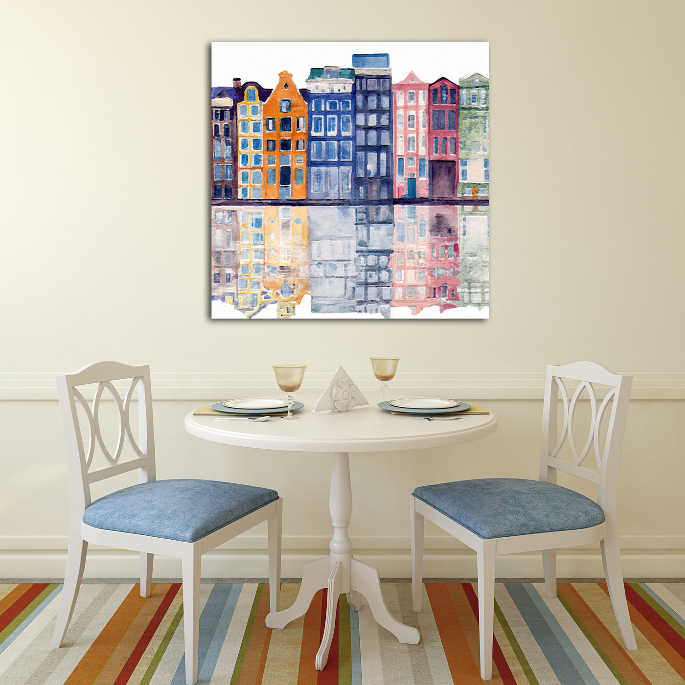 Amsterdam Reflections III - Gallery Wrapped Canvas