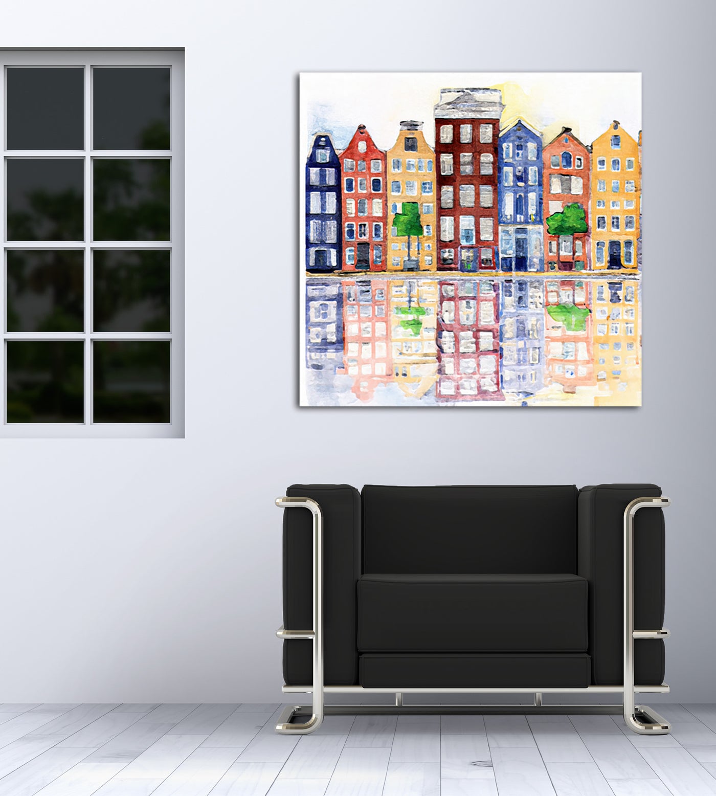 Amsterdam Reflections I - Gallery Wrapped Canvas