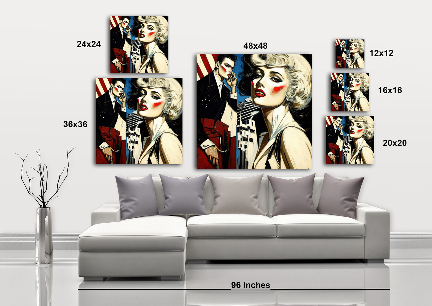 Bad Girl  - Gallery Wrapped Canvas