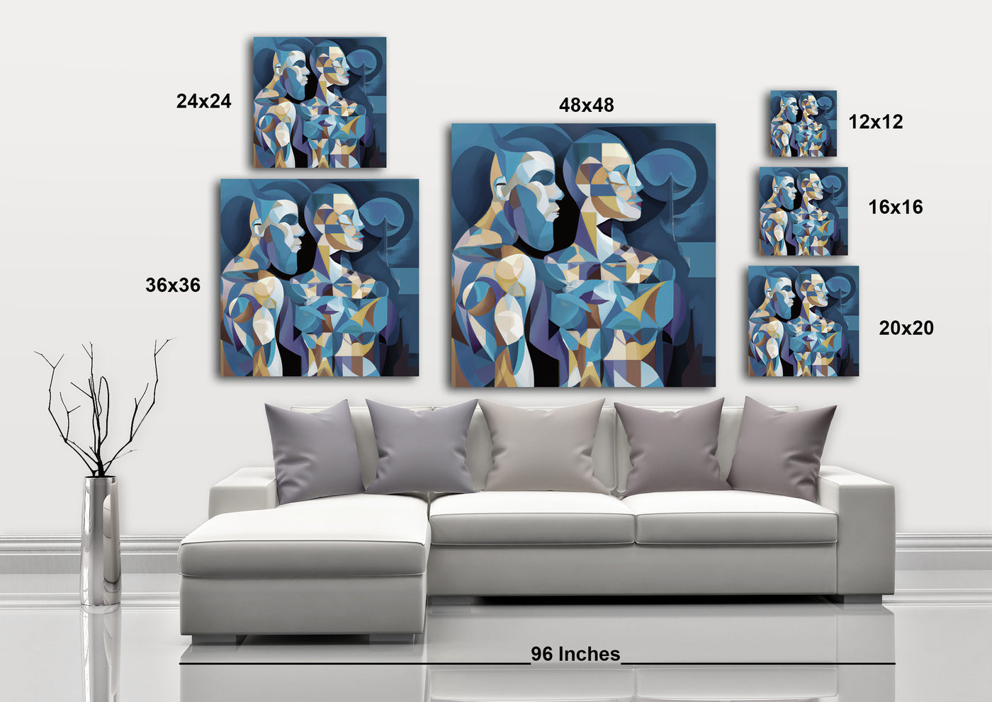 Best Friends I - Gallery Wrapped Canvas