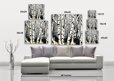 Birch Trees - Gallery Wrapped Canvas