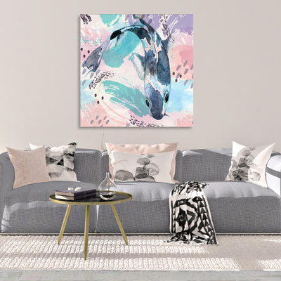 Blue Koi I - Gallery Wrapped Canvas