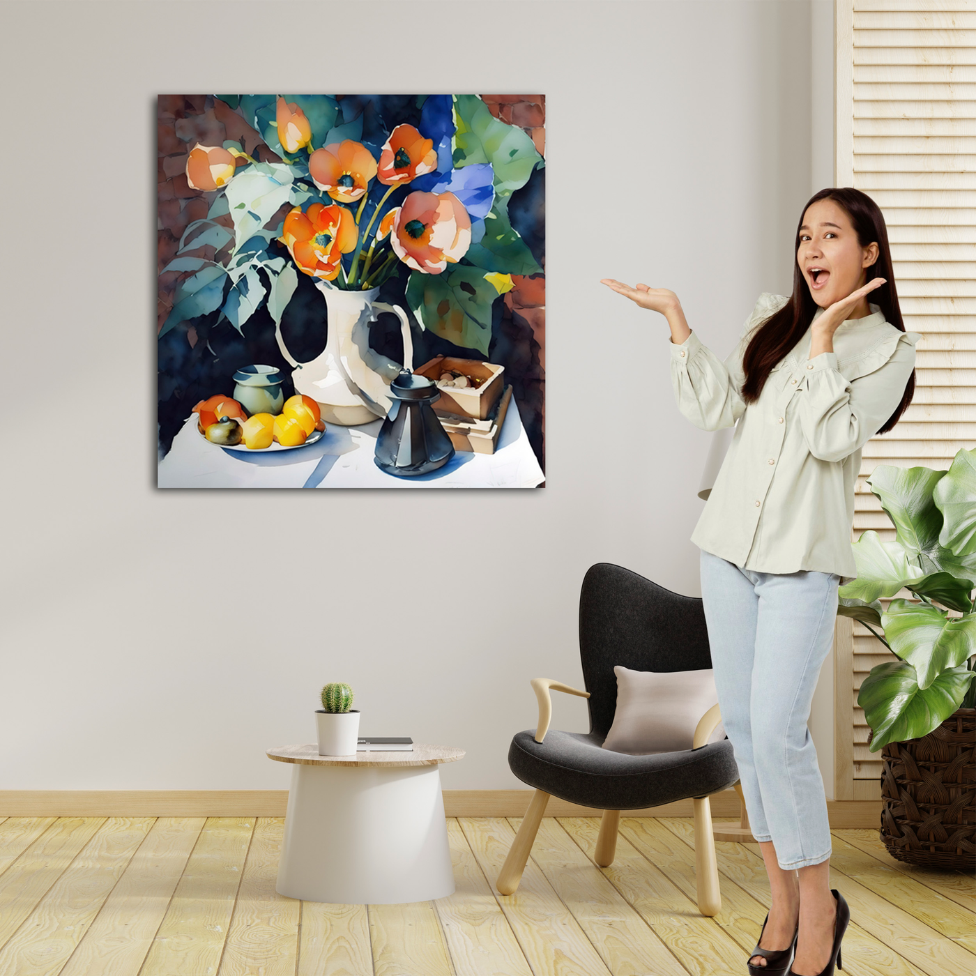 Breakfast Bouquet - Gallery Wrapped Canvas