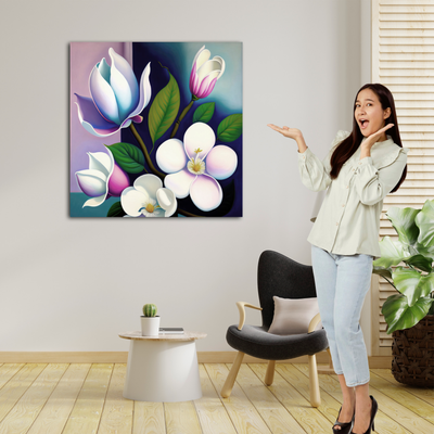 Budding Magnolias - Gallery Wrapped Canvas