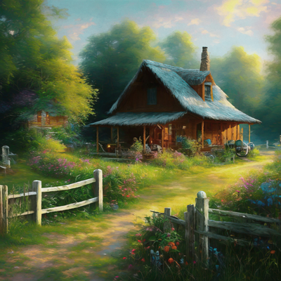 Cabin Retreat V - Gallery Wrapped Canvas
