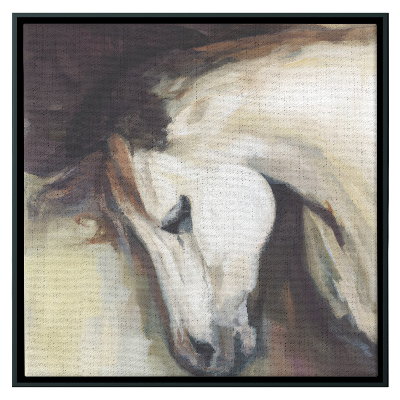 Classic Profile II - Framed Wrapped Canvas
