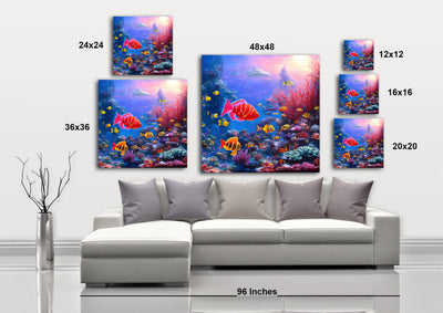 Coral Reef I - Gallery Wrapped Canvas