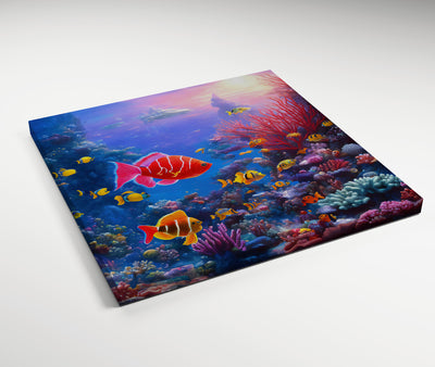 Coral Reef I - Gallery Wrapped Canvas