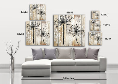 Dandelions IV - Gallery Wrapped Canvas