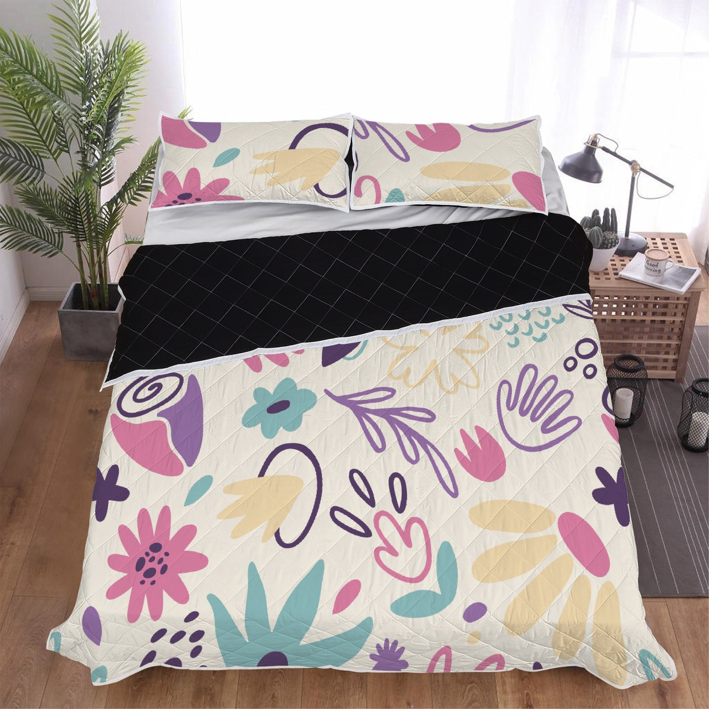 Pattern 521 Polyester Quilt Bed Sets