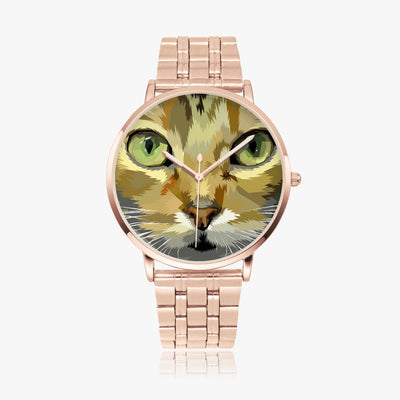 Cat's Eyes - Instafamous Steel Strap Quartz watch