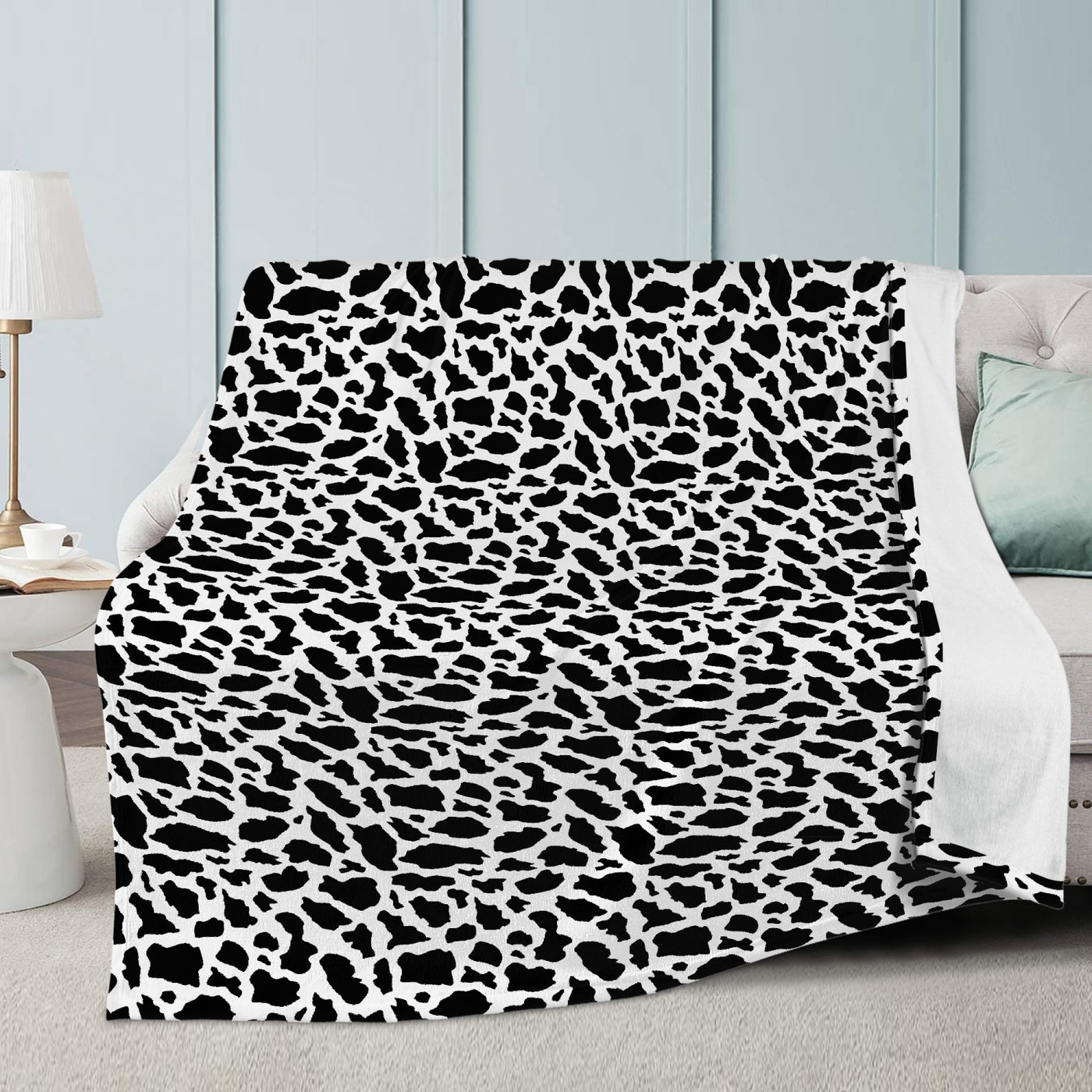 Footprints 123 - Trends Dual-sided Stitched Fleece Blanket
