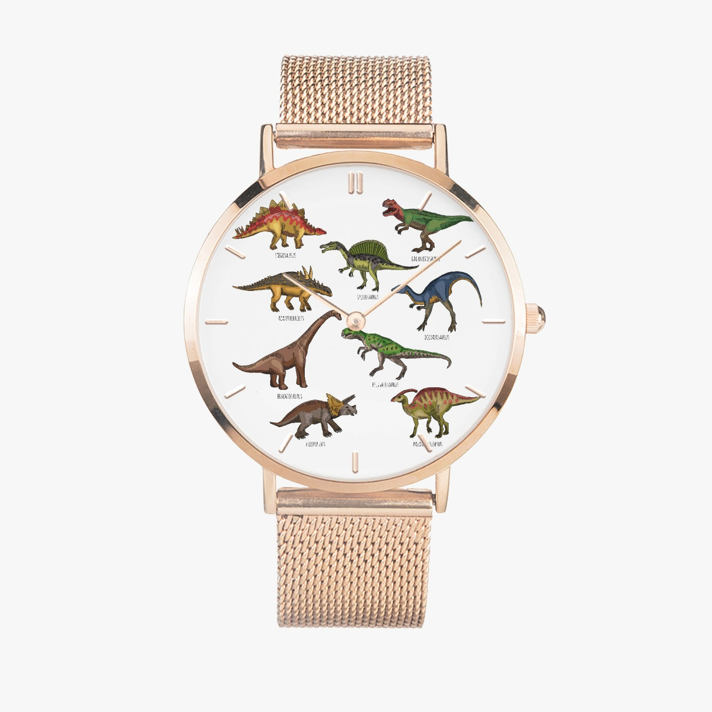 Dinosaurs - Fashion Ultra-thin Stainless Steel Quartz Watch (With Indicators)