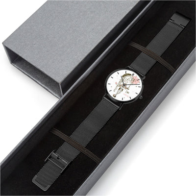I Like Walking - Fashion Ultra-thin Stainless Steel Quartz Watch (With Indicators)