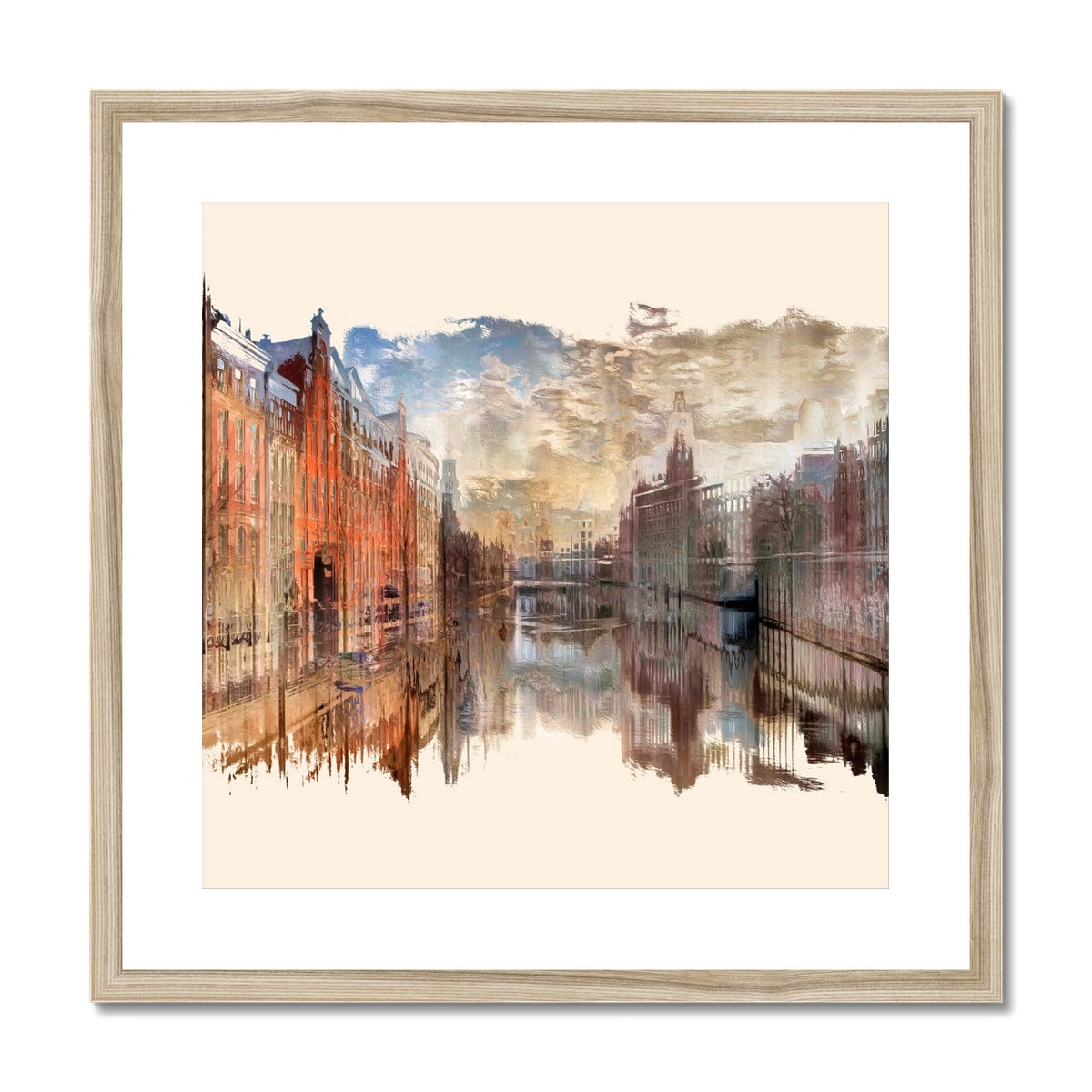 Amsterdam Reflections I Framed & Mounted Print