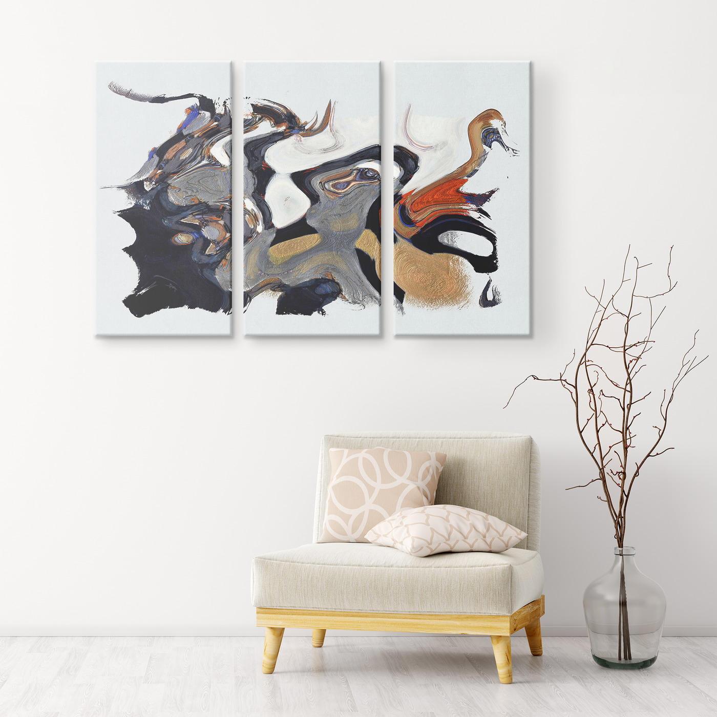 Enchanted Forest IV Triptych