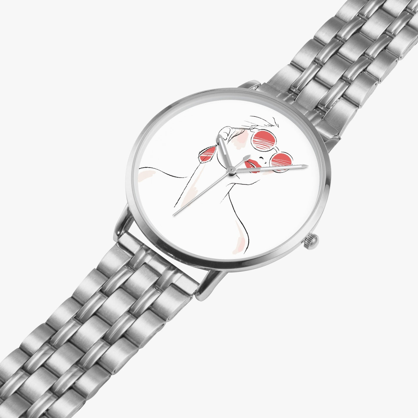 Summer Chic - Instafamous Steel Strap Quartz watch