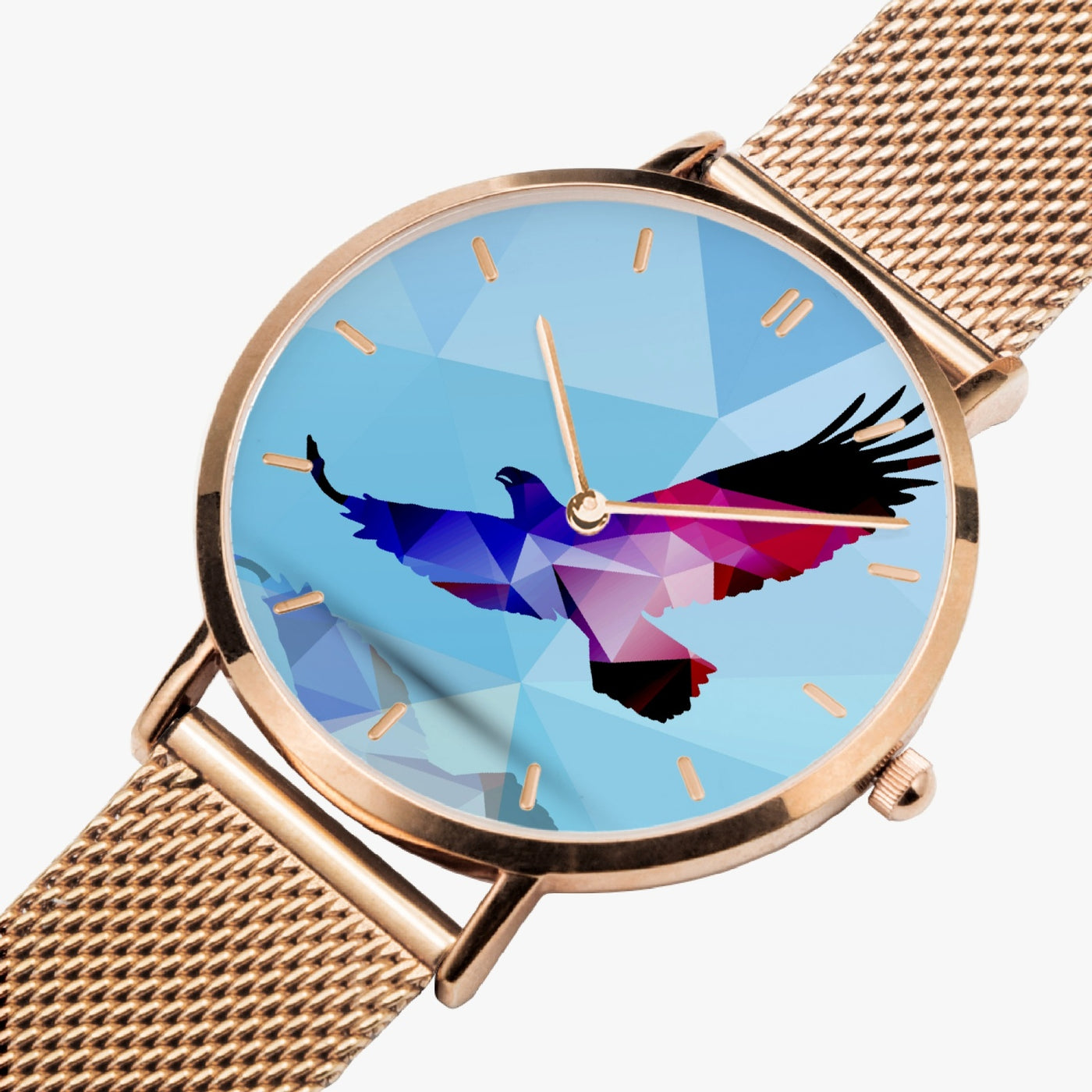 Flying High - Fashion Ultra-thin Stainless Steel Quartz Watch (With Indicators)
