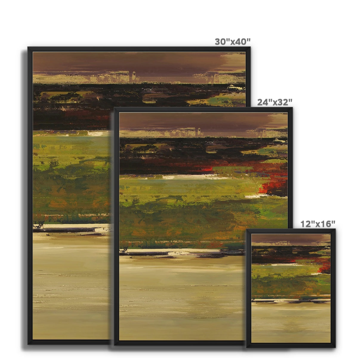 Across the Pond II Framed Canvas
