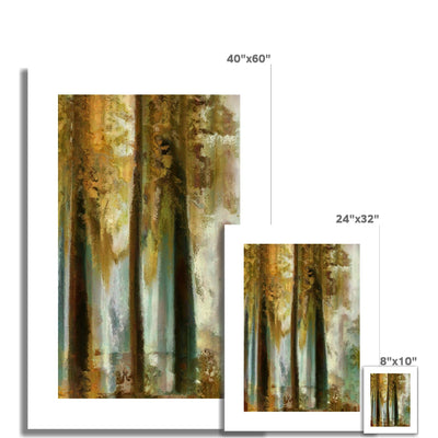 Golden Forest I Fine Art Print