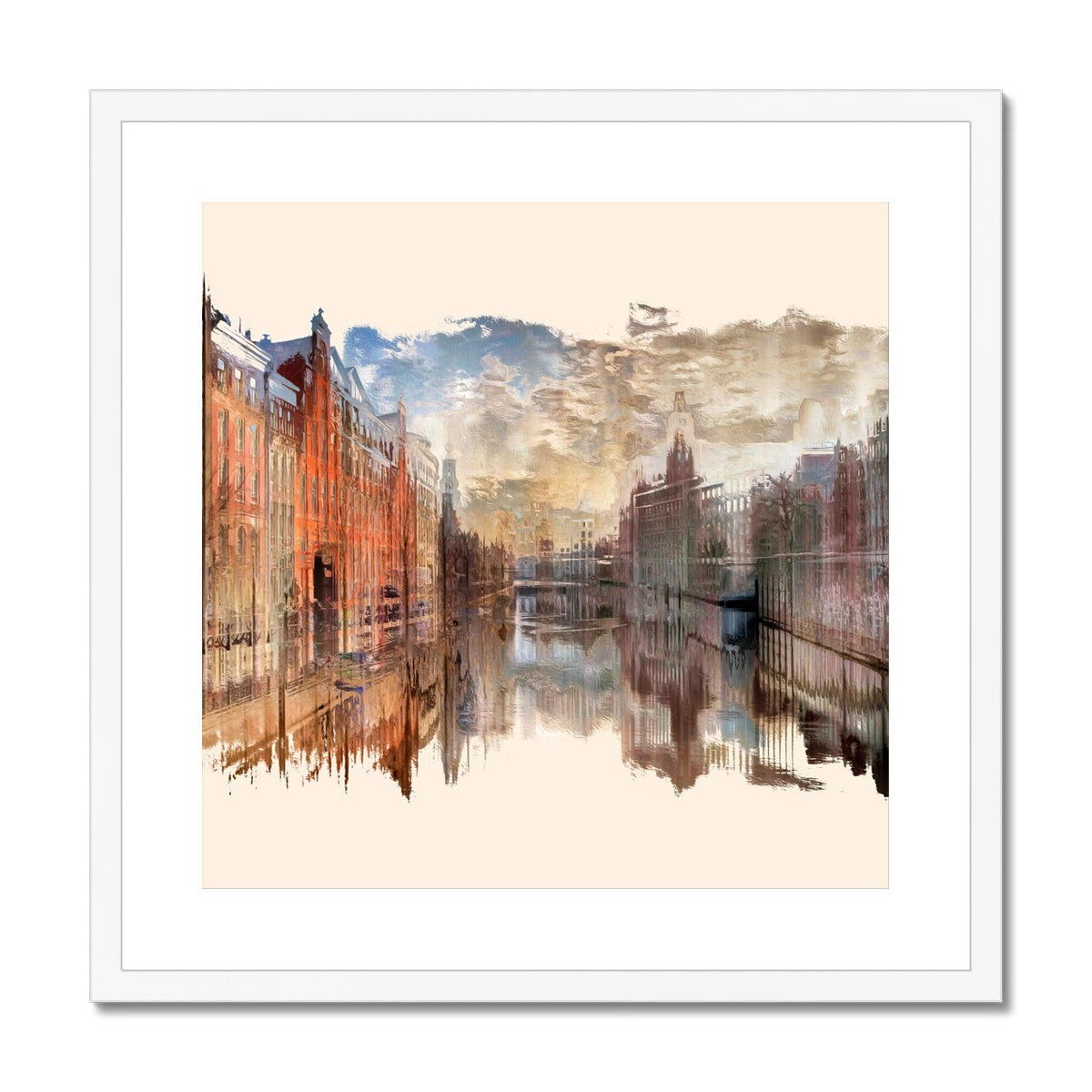 Amsterdam Reflections I Framed & Mounted Print