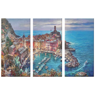 Vernazza View Triptych