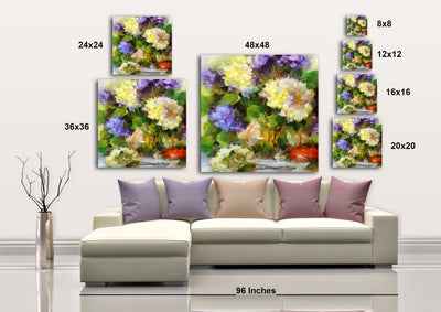 Hydrangea Bouquet I Canvas