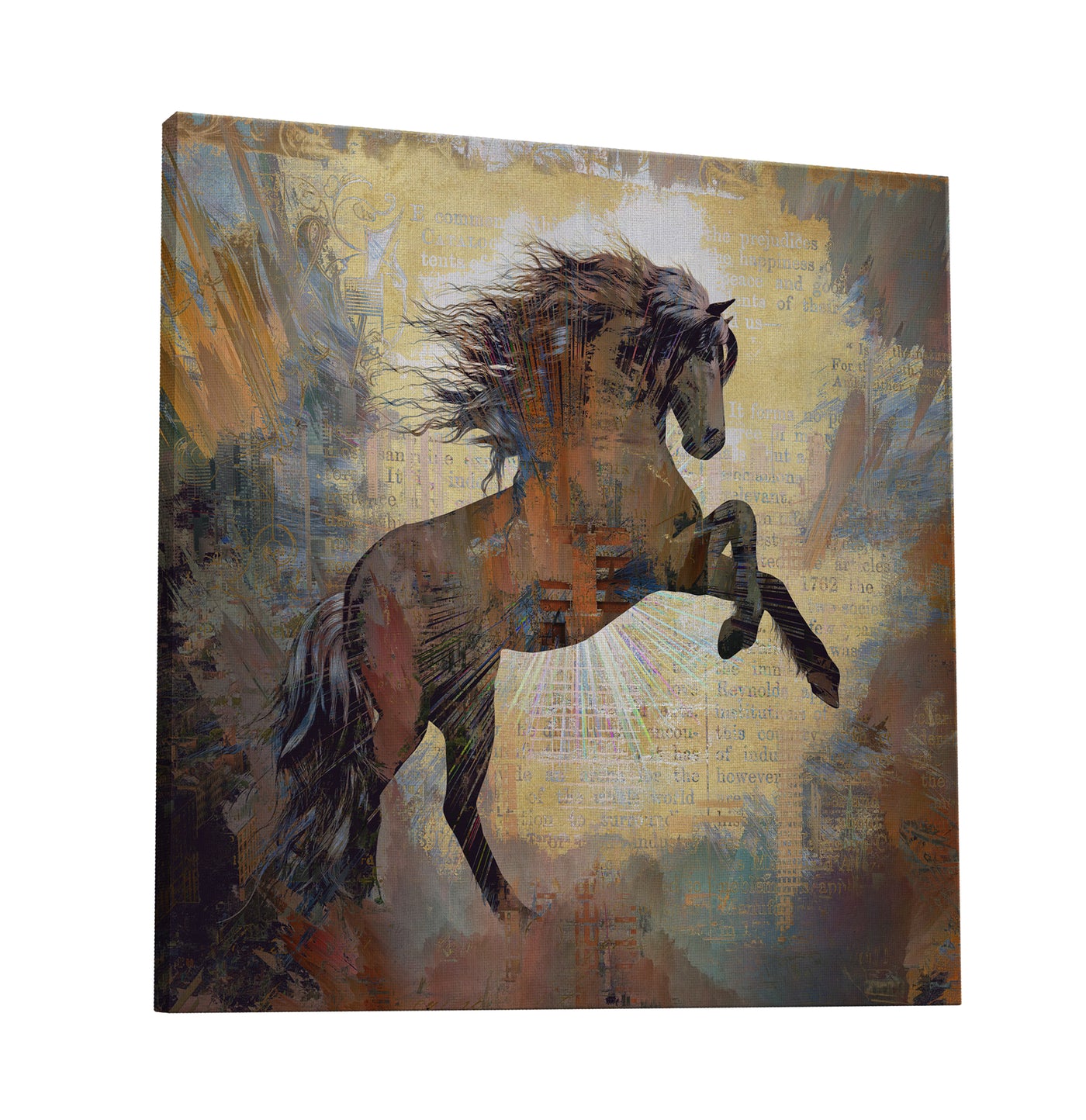 Horse Tales I Canvas Wrap