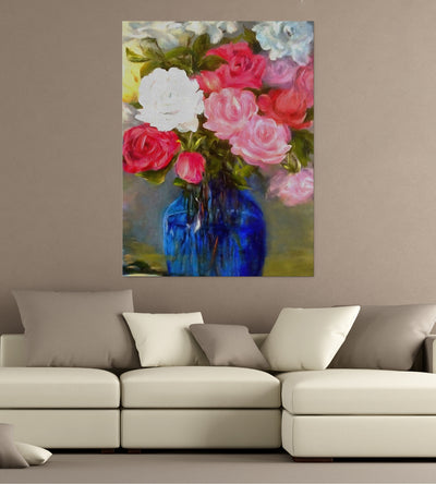 Mixed Roses Canvas