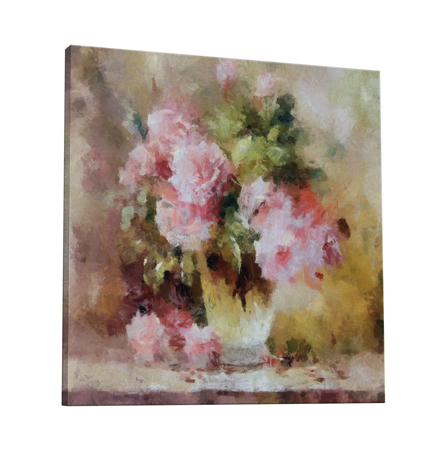Pink Roses II Canvas Wrap