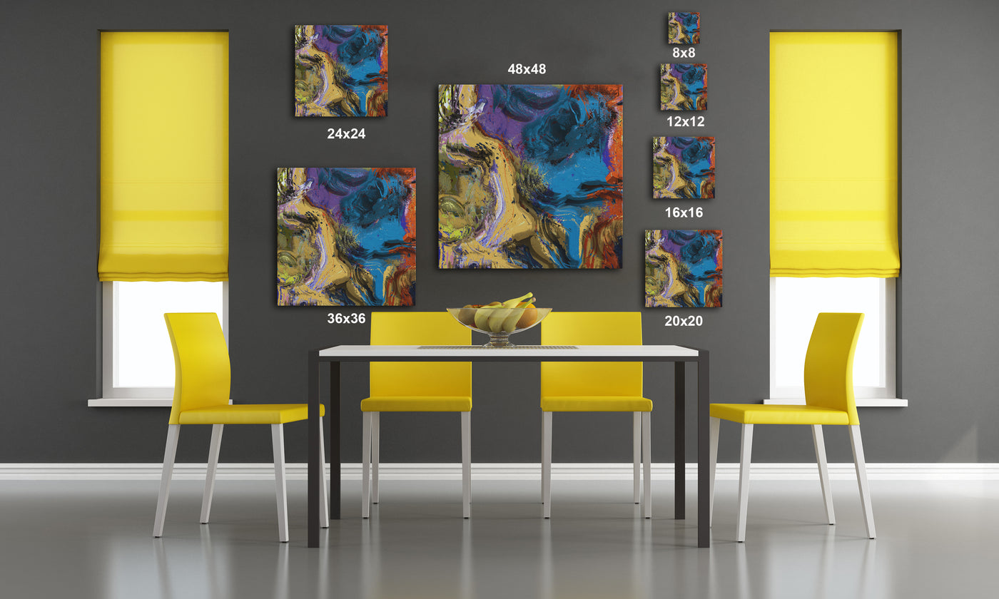 The Art of Grunge II Canvas Wrap