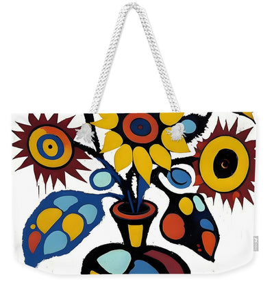 Abstract Floral Arrangement II - Weekender Tote Bag
