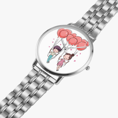 The Two Of Us - Instafamous Steel Strap Quartz watch