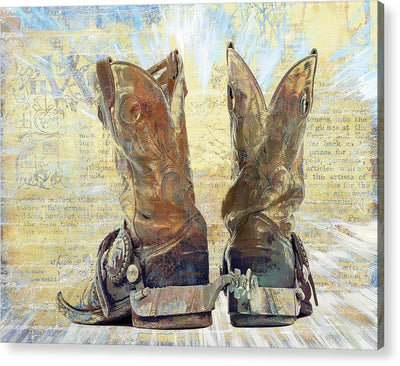 Boots and Spurs I - Acrylic Print