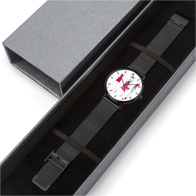 Fashionistas - Fashion Ultra-thin Stainless Steel Quartz Watch (With Indicators)