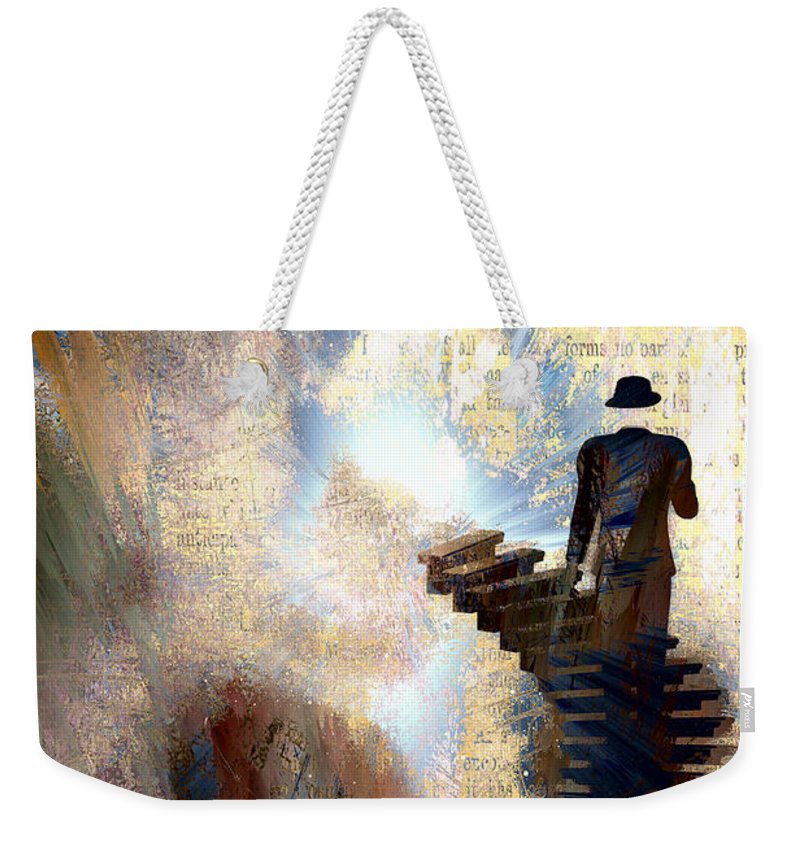 Climbing the Stairs To Success - Weekender Tote Bag
