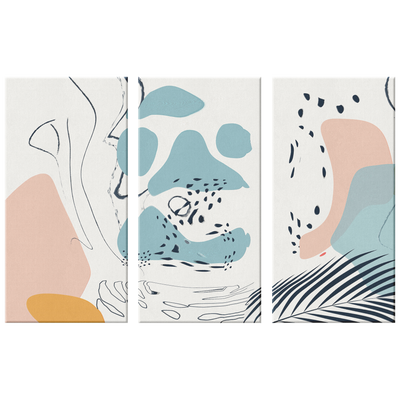Abstract Shapes 216 Triptych