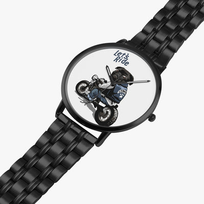 Let's Ride - Instafamous Steel Strap Quartz watch