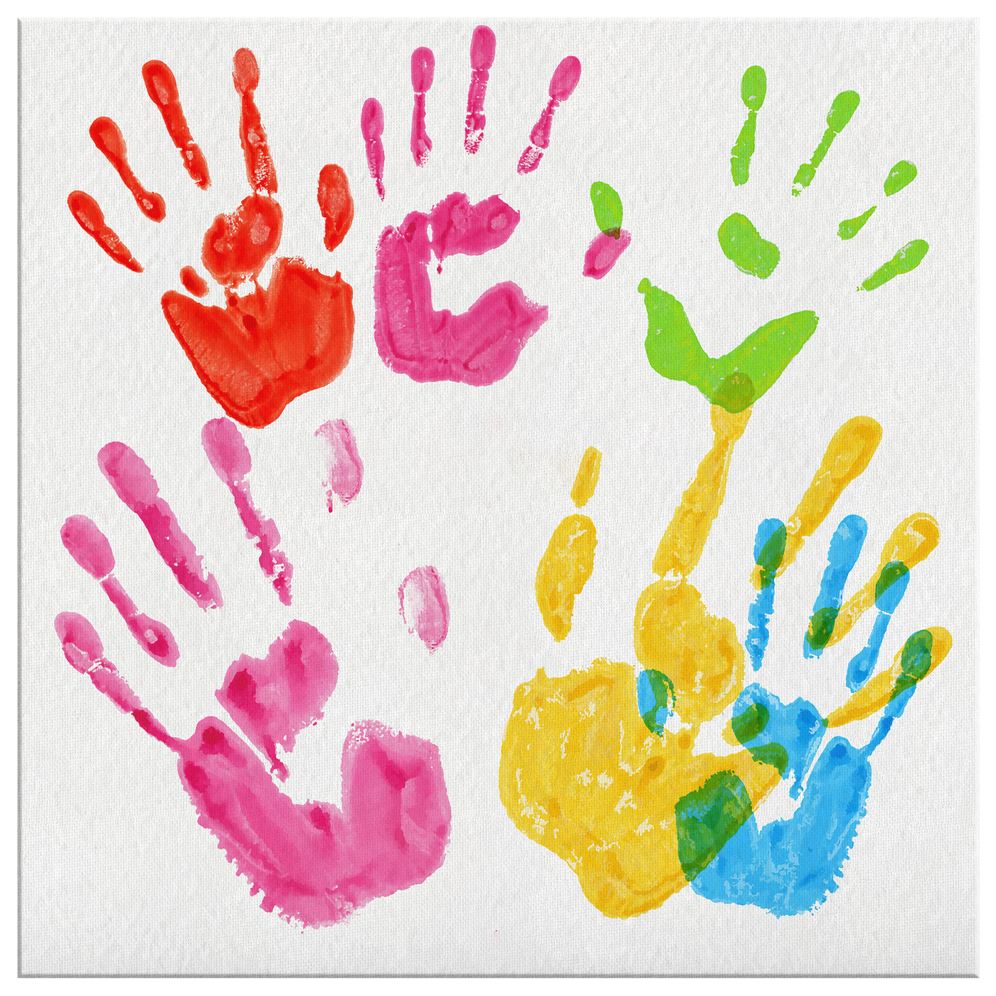 Hand Prints - Gallery Wrapped Canvas
