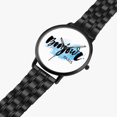 Bonjour - Instafamous Steel Strap Quartz watch