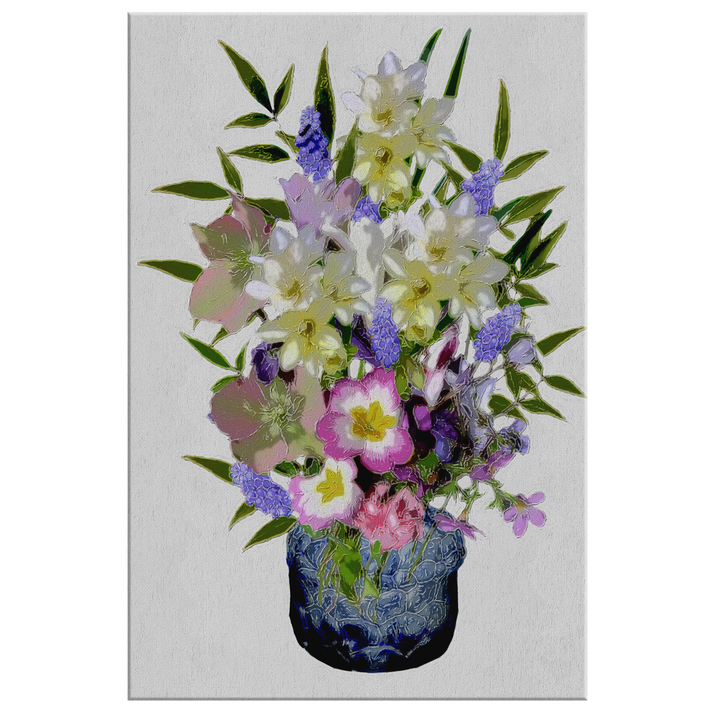 Bouquet of Flowers I Canvas Wrap