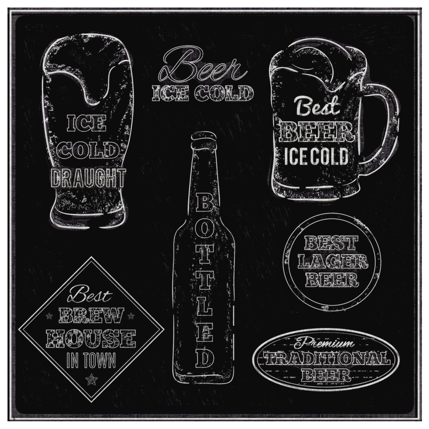 Ice Cold Beer - Canvas Wrap