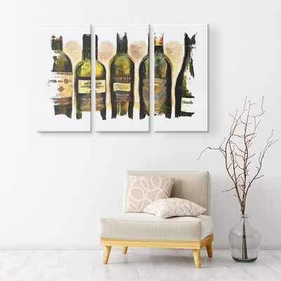 Vintage Wines II Triptych