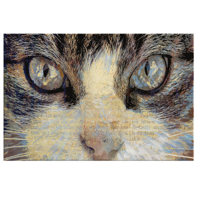 Cat Eyes Canvas Wrap
