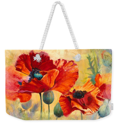 Poppy Passion - Weekender Tote Bag