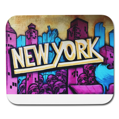 New York - Mouse pad Horizontal - white