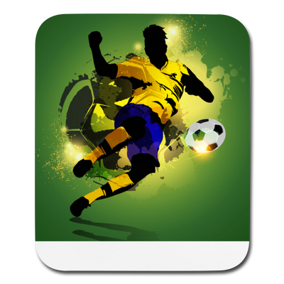Soccer - Mouse pad Vertical - white