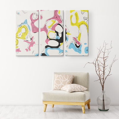 Abstract 53 Triptych | Triptych Wall Decor | Bolo Art 