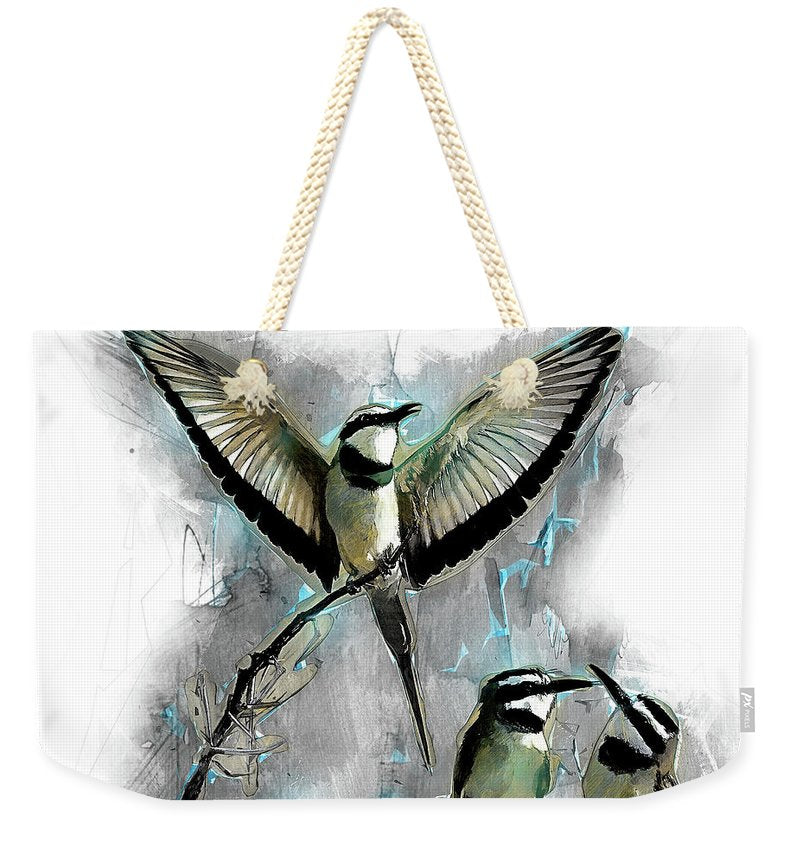 White Throated Bee Eaters - Weekender Tote Bag
