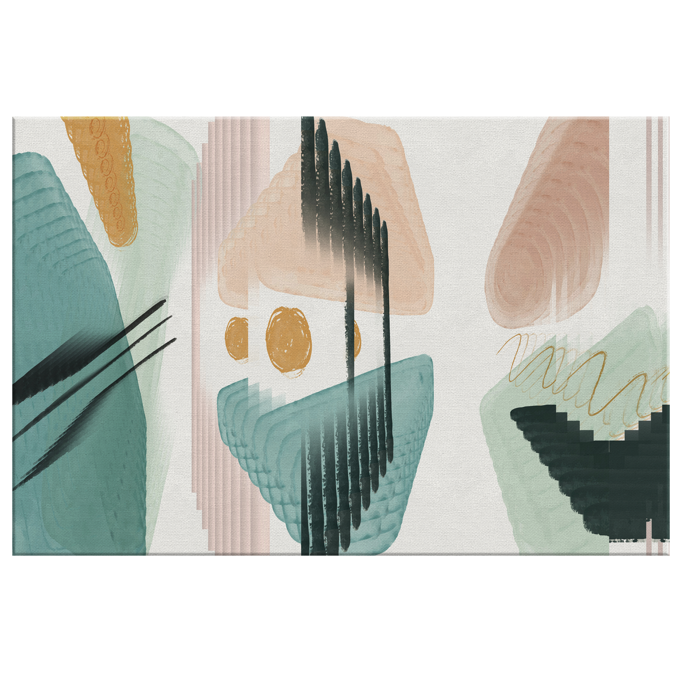 Abstract Shapes 169 Canvas Wrap